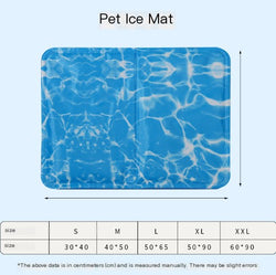 Pet Ice Silk Cooling Mattress for Summer Comfort