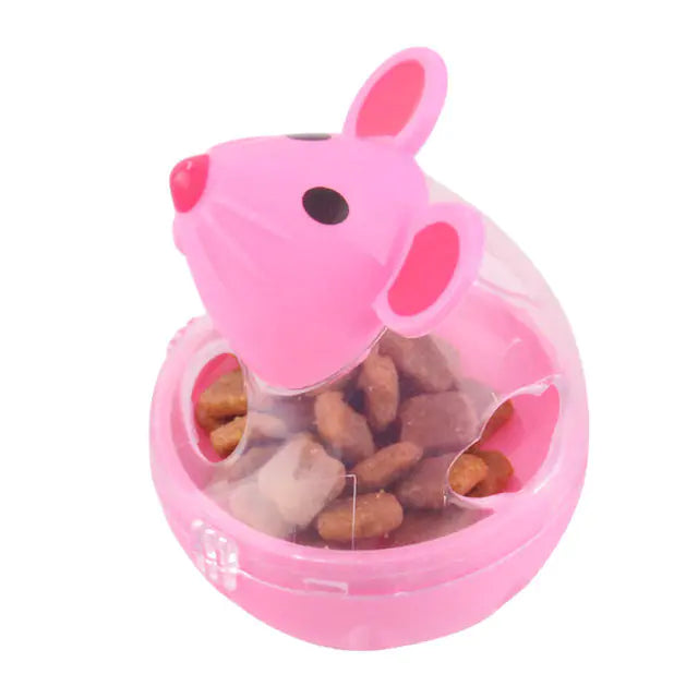 Interactive Cat Food Tumbler Toy and Feeder Ball - In Paw Store