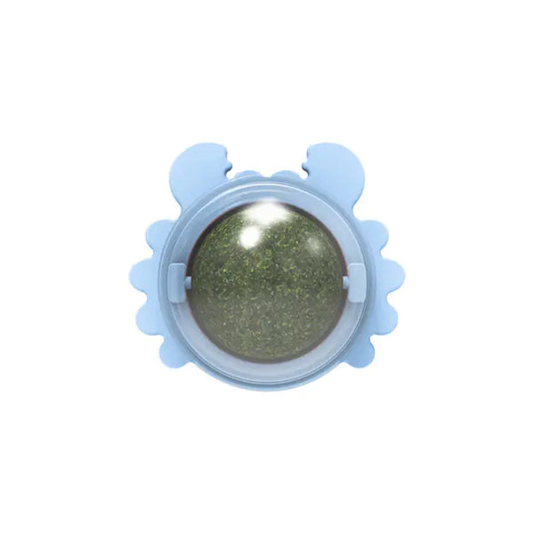 Interactive Crab Cat Mint Ball for Teeth Cleaning