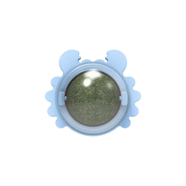 Interactive Crab Cat Mint Ball for Teeth Cleaning