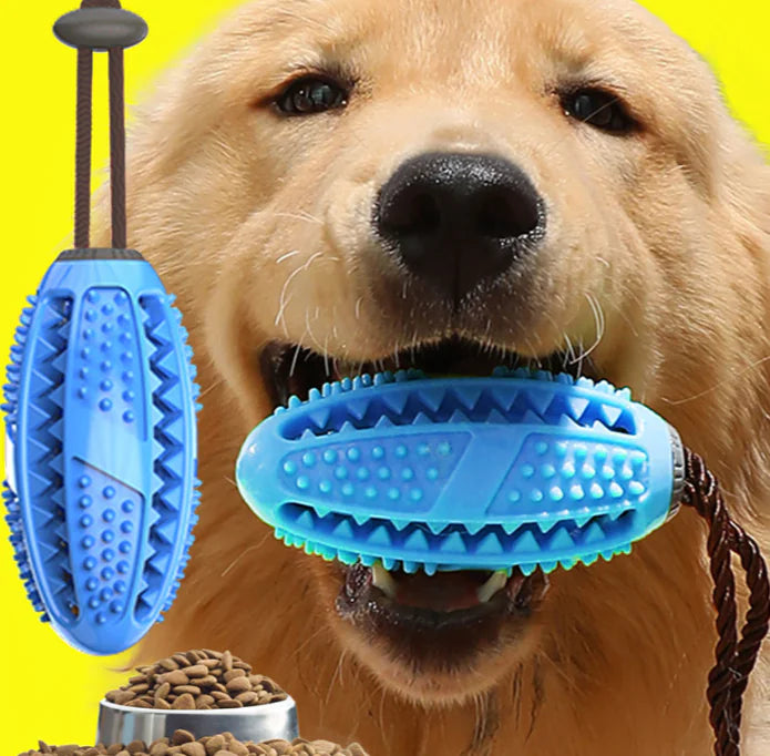 Interactive Dog Food Leakage Toy - Elastic Rubber Ball - In Paw Store