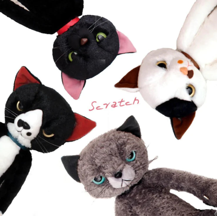 Cute Plush Cat Doll - Adorable Cat Figure