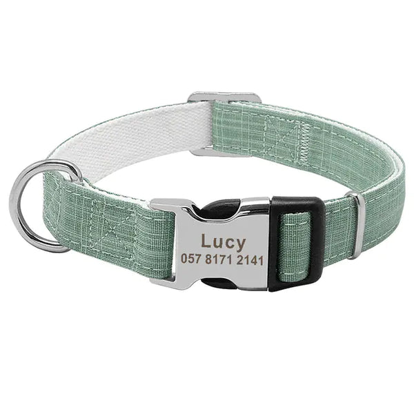Custom Dog Collar with Dog Tag - In Paw Store