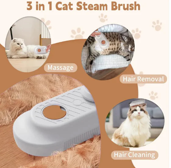 Cat Steam Brush for Shedding - In Paw Store