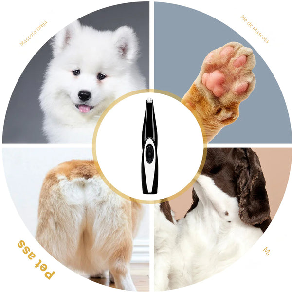 Pet Grooming Clippers for Dogs and Cats with USB Interface