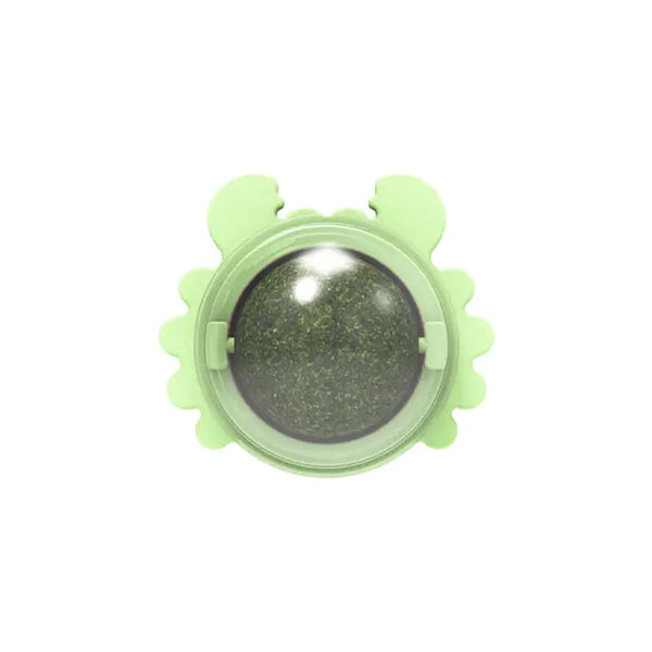 Interactive Crab Cat Mint Ball for Teeth Cleaning