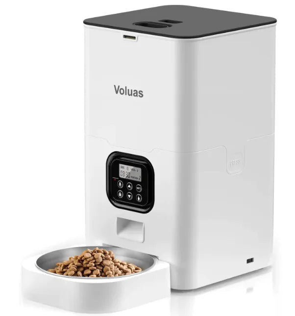 Intelligent Automatic Double Meal Pet Feeder (4L & 6L, Various Colors & Styles) - In Paw Store