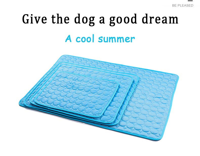 Cooling Ice Silk Mat for Summer Pet Comfort