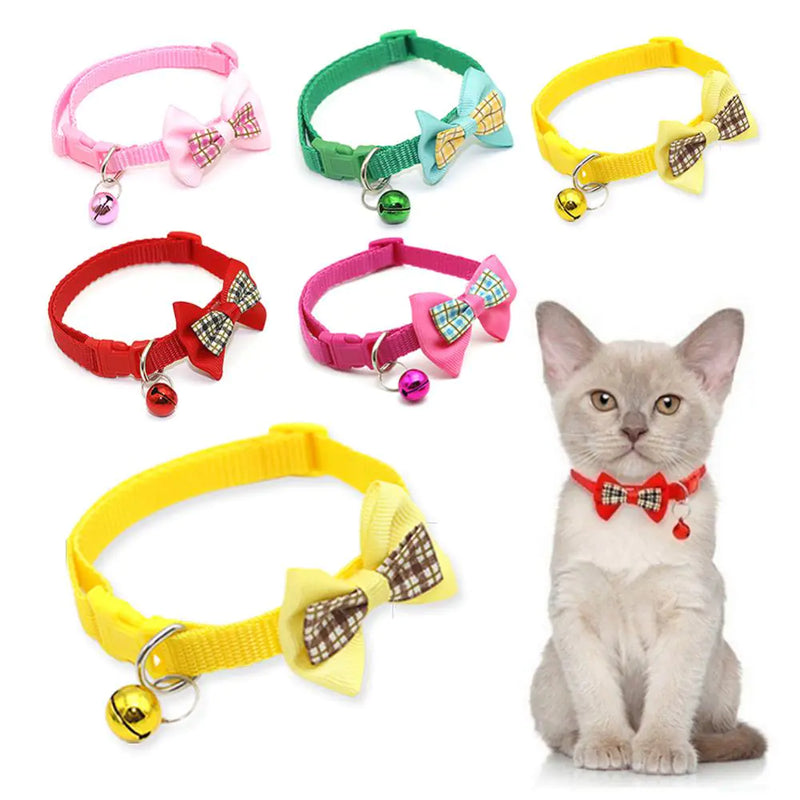 Plaid Bow Collars - In Paw Store