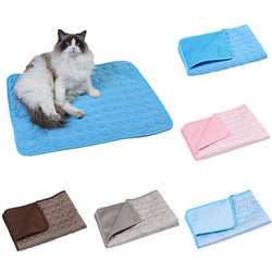 Cooling Ice Silk Mat for Summer Pet Comfort