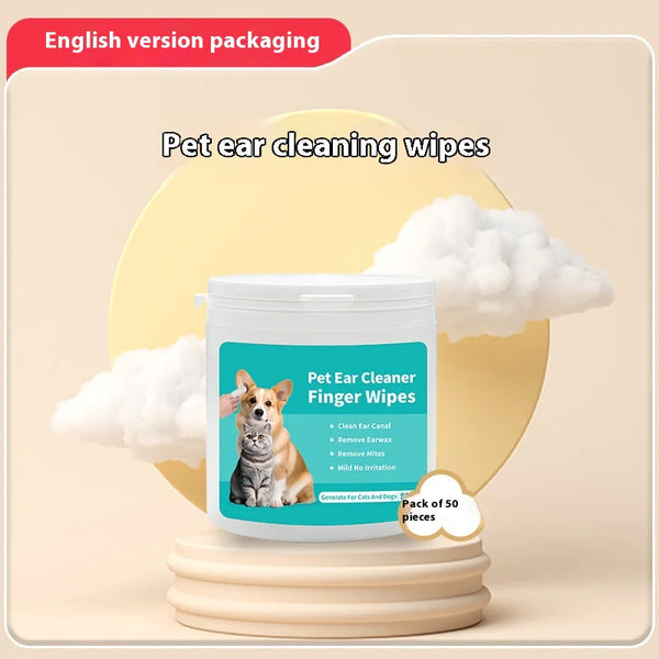 Pet Ear Cleaning Finger Wipes