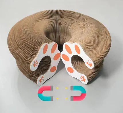 Interactive Cat Toy Ball and Corrugated Scratcher - In Paw Store