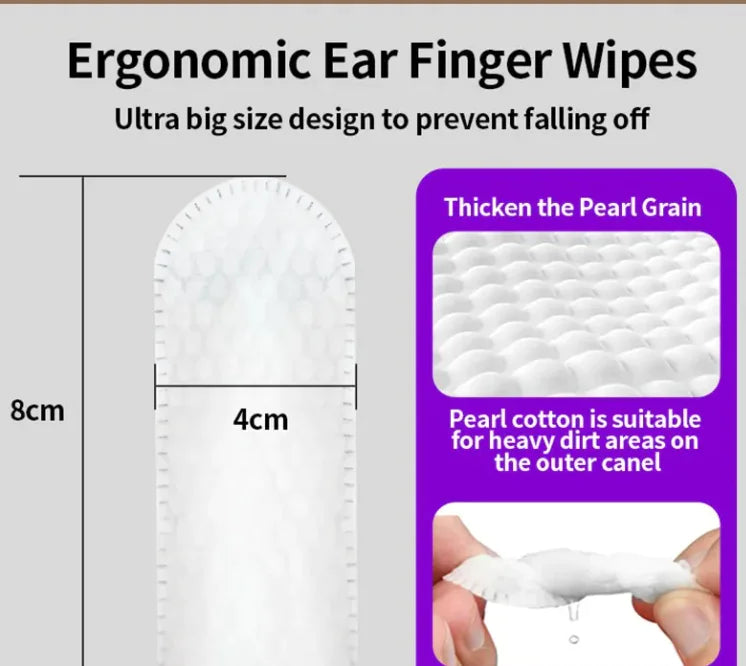 Pet Ear Cleaning Finger Wipes