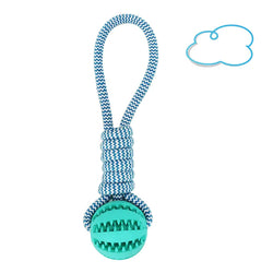Interactive Rubber Dog Toys with Treats and Ropes - In Paw Store