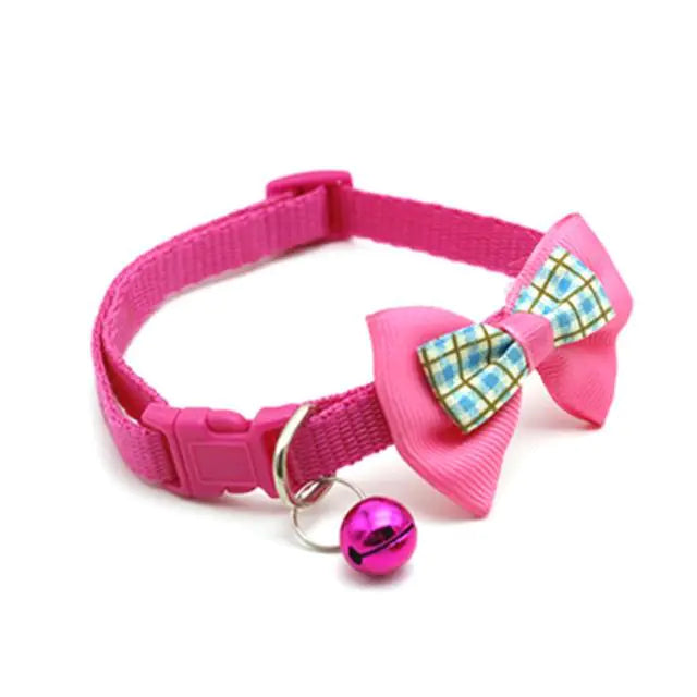 Plaid Bow Collars - In Paw Store