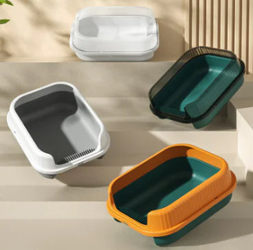 Semi-Enclosed Cat Litter Box - In Paw Store