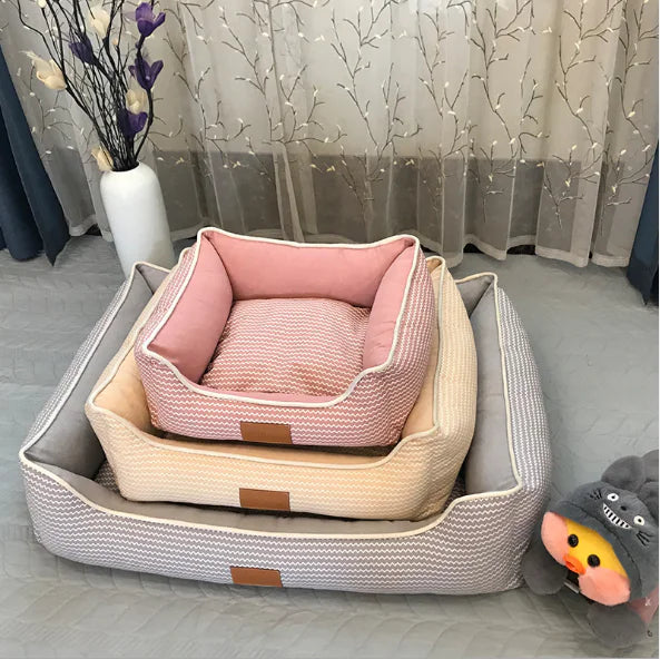 Removable Washable Cat Litter Mat - Breathable Cotton - In Paw Store