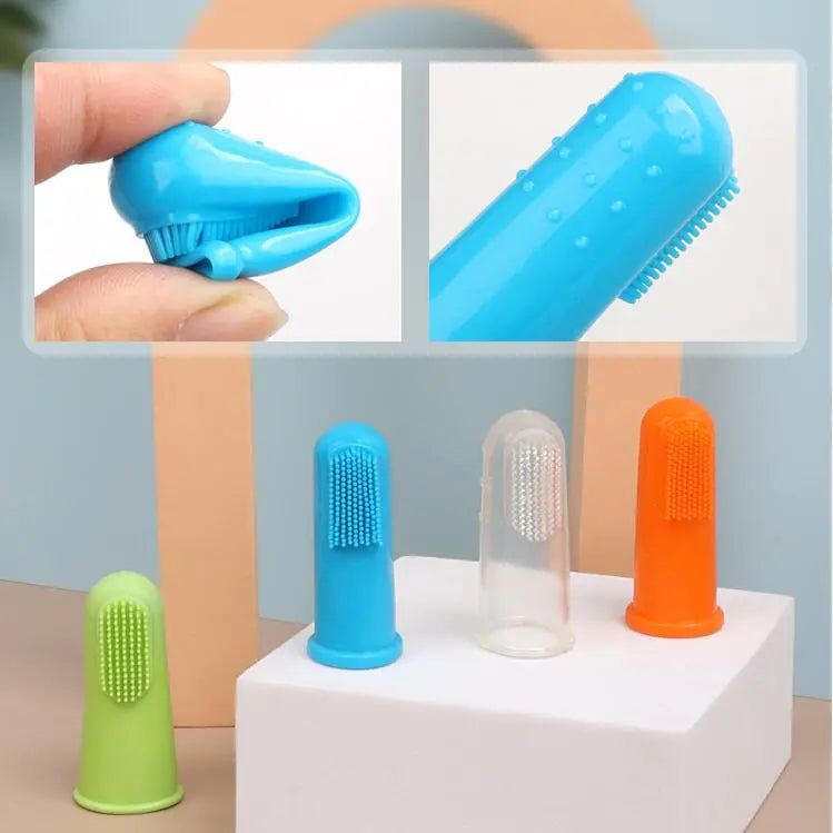 4pcs Pet Finger Toothbrush for Dog and Cat Oral Care - In Paw Store