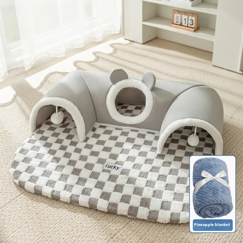 Cat Tunnel Play