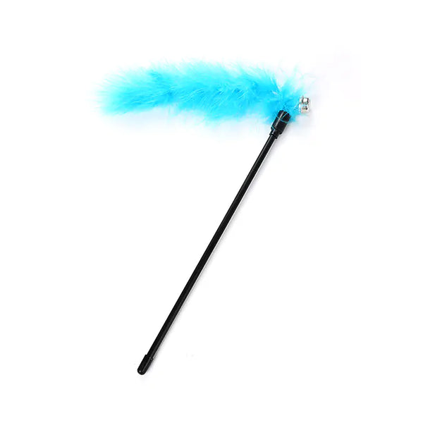 Feline Fun Feather Teaser Toy with Bell