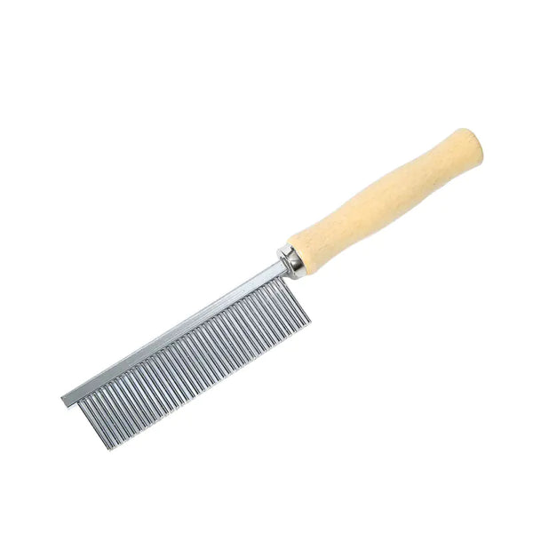 Large Wooden Handle Comb for Cat and Dog Grooming - In Paw Store