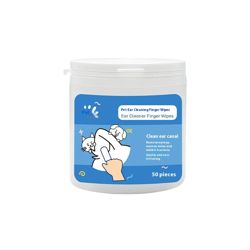 Pet Ear Cleaning Finger Wipes