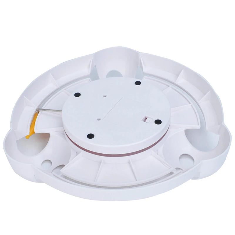 Electric Cat Toy with Castle Mouse Spinning Wheel