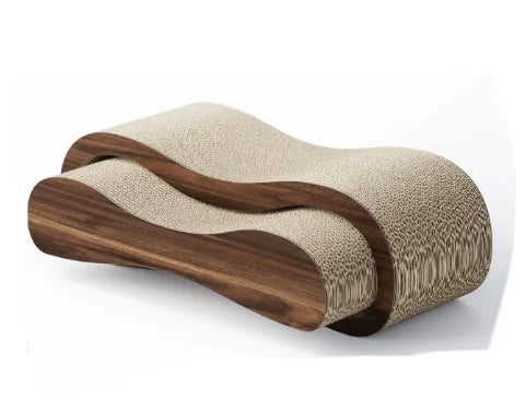 Friendly Corrugated Cat Scratching Post