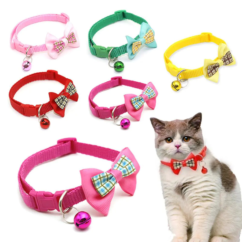 Plaid Bow Collars - In Paw Store