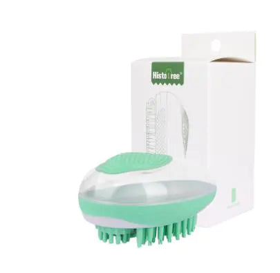 Pet Bath Brush for Cats and Dogs with Shampoo Storage - In Paw Store