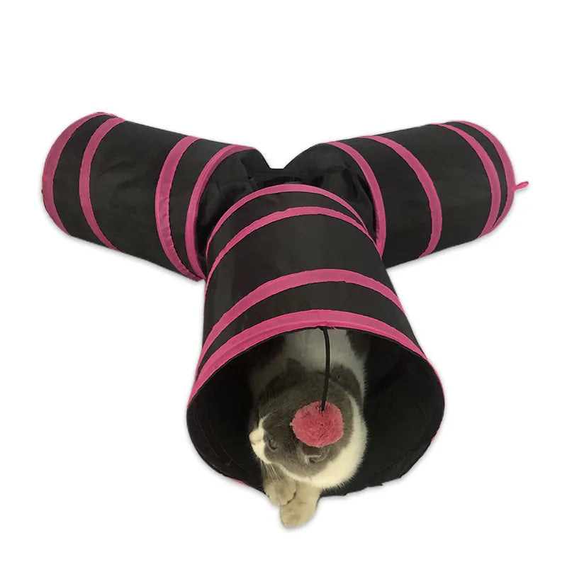 Y-shaped Foldable Cat Tunnel - In Paw Store