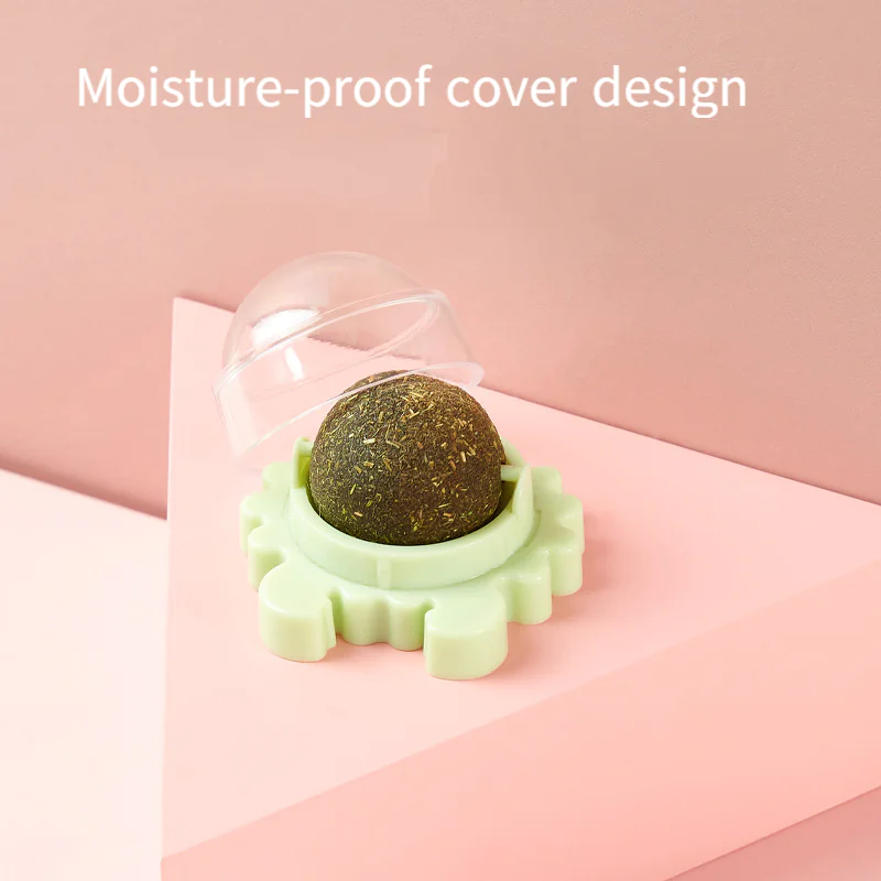 Interactive Crab Cat Mint Ball for Teeth Cleaning