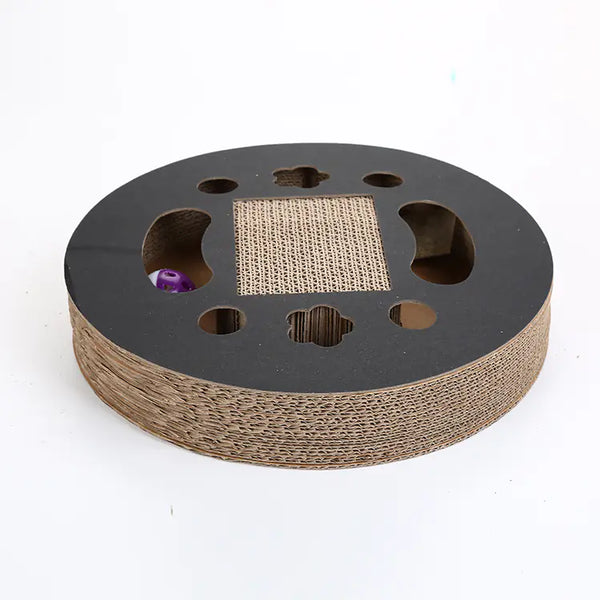 Cat Scratching Board with Corrugated Cardboard Toy