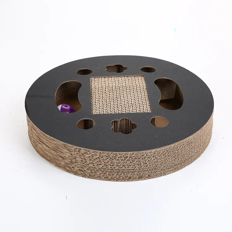 Cat Scratching Board with Corrugated Cardboard Toy