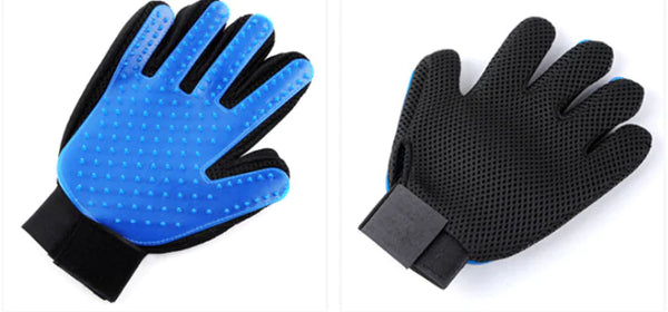 Pet Grooming Gloves for Cats and Dogs with Brush - In Paw Store
