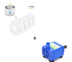 Water Fountain with LED Light - In Paw Store