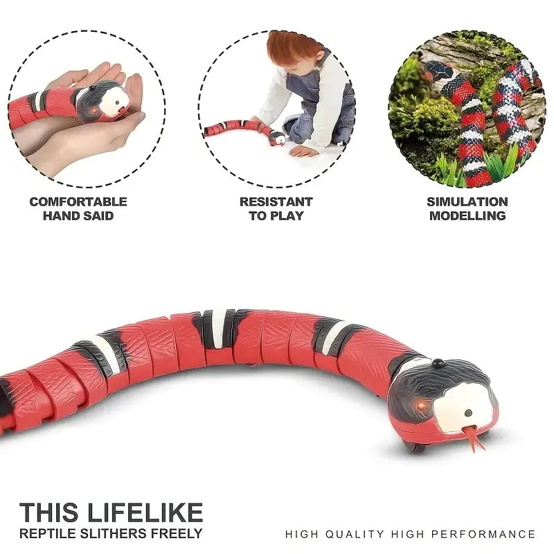 USB Charging Interactive Snake Toy for Cats - Endless Fun - In Paw Store