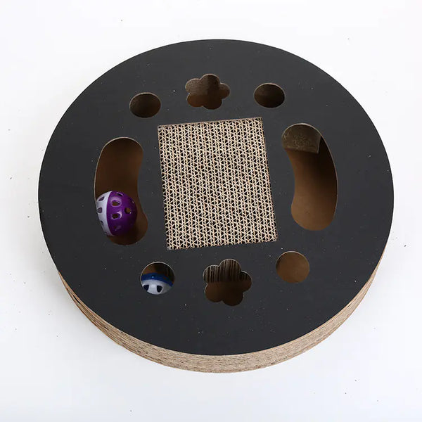 Cat Scratching Board with Corrugated Cardboard Toy
