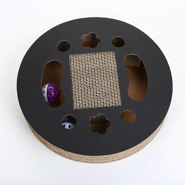 Cat Scratching Board with Corrugated Cardboard Toy