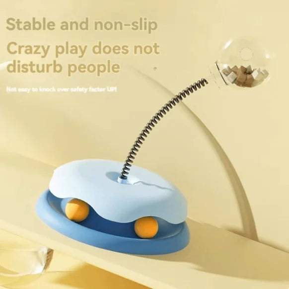 Interactive Cat Slow Feeder Toy for Food Dispensing - In Paw Store