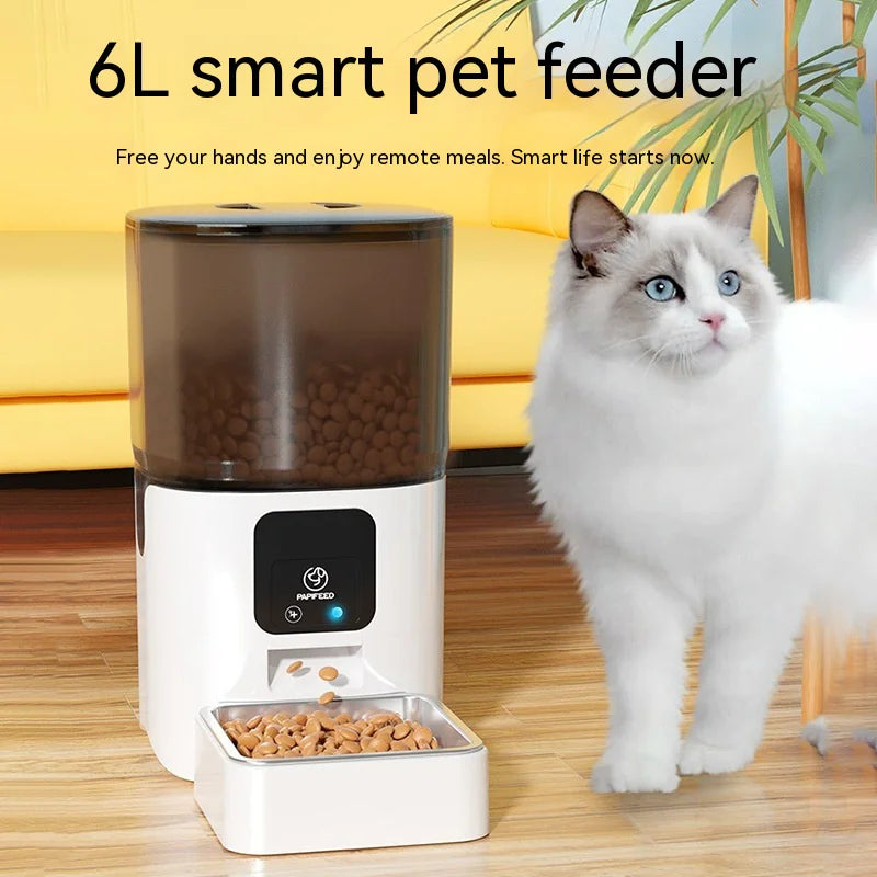 6L Smart Automatic Pet Feeder with Remote WiFi Control - In Paw Store