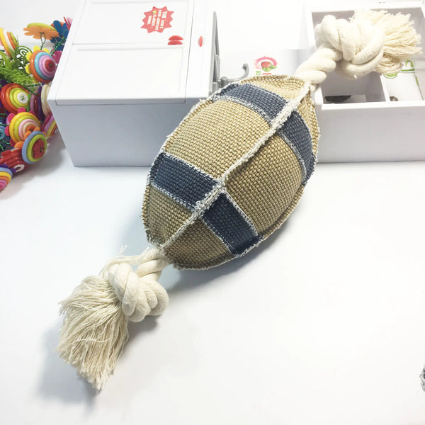 Linen Cotton Rope Dog Toys - In Paw Store