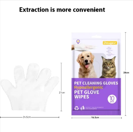 Pet Cleaning & Deodorizing Disposable Gloves