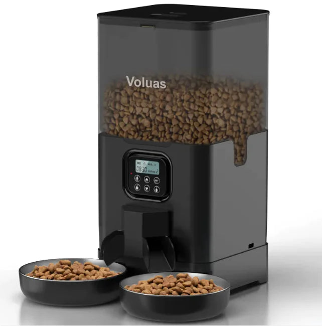 Intelligent Automatic Double Meal Pet Feeder (4L & 6L, Various Colors & Styles) - In Paw Store