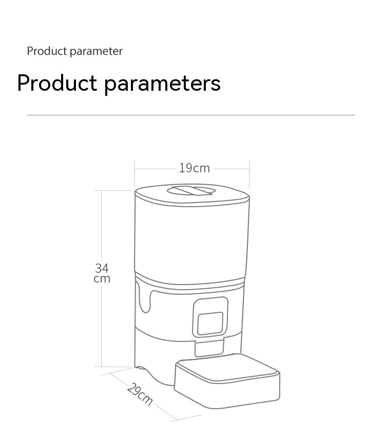6L Smart Automatic Pet Feeder with Remote WiFi Control - In Paw Store