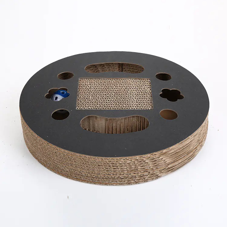 Cat Scratching Board with Corrugated Cardboard Toy