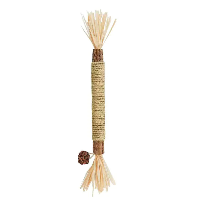 New Cat Dental Chew Toys with Insect Galls and Wood