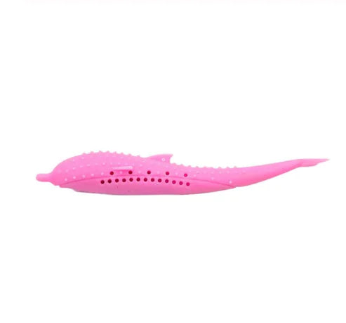 Cat Toothbrush Toy - Silicone Mint Fish Chew Sticks - In Paw Store