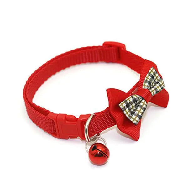 Plaid Bow Collars - In Paw Store