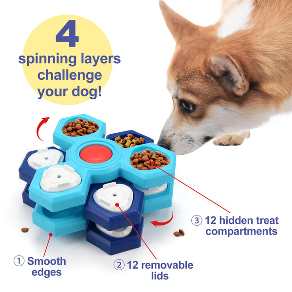 Interactive Dog Treat Puzzle Toy - In Paw Store